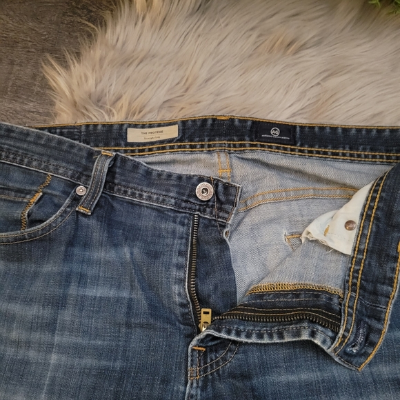 AG Adriano Goldschmied The Protégé Straight Leg Jeans Size 38X34 - Picture 3 of 11